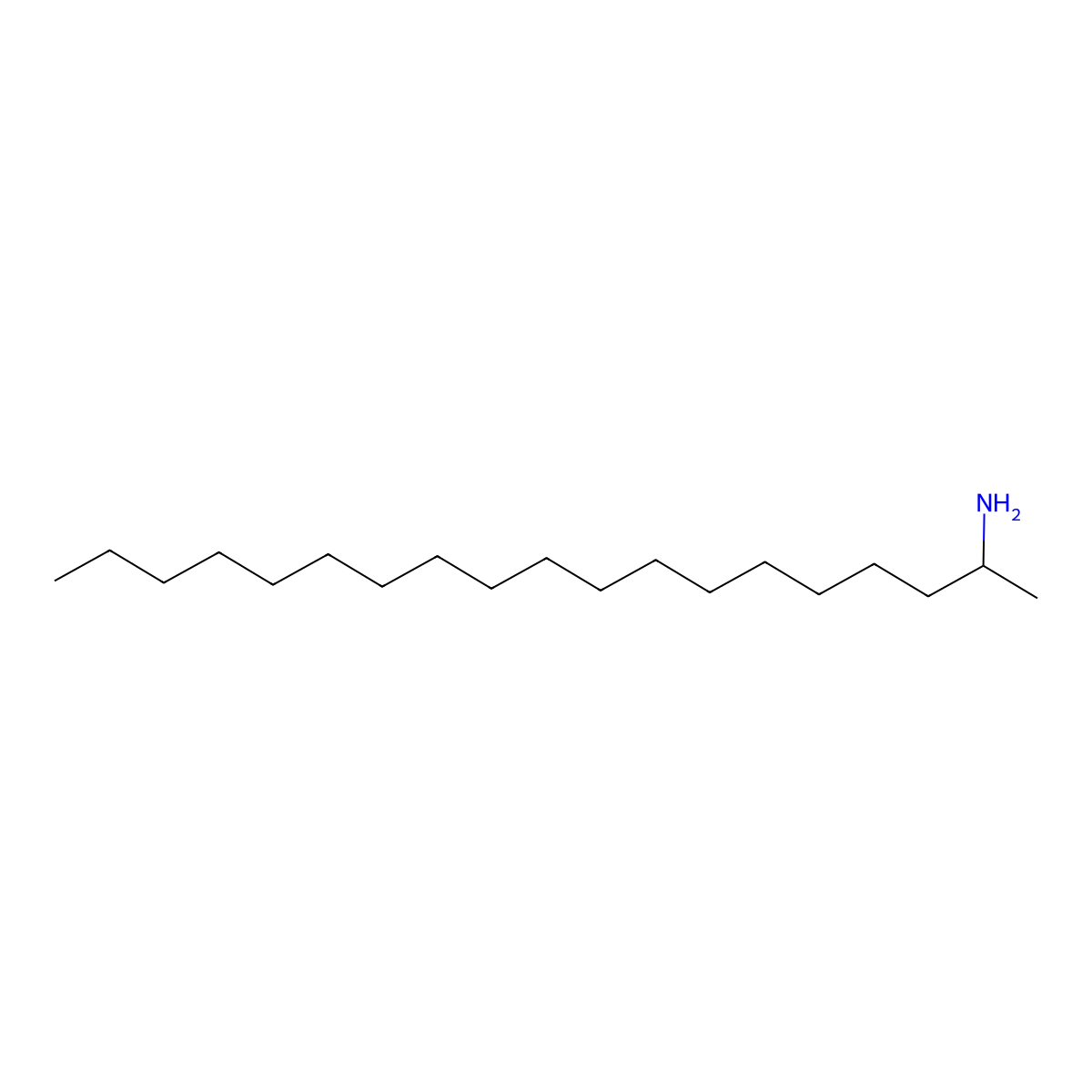 2-Aminononadecane molecular structure, CAS 31604-55-4