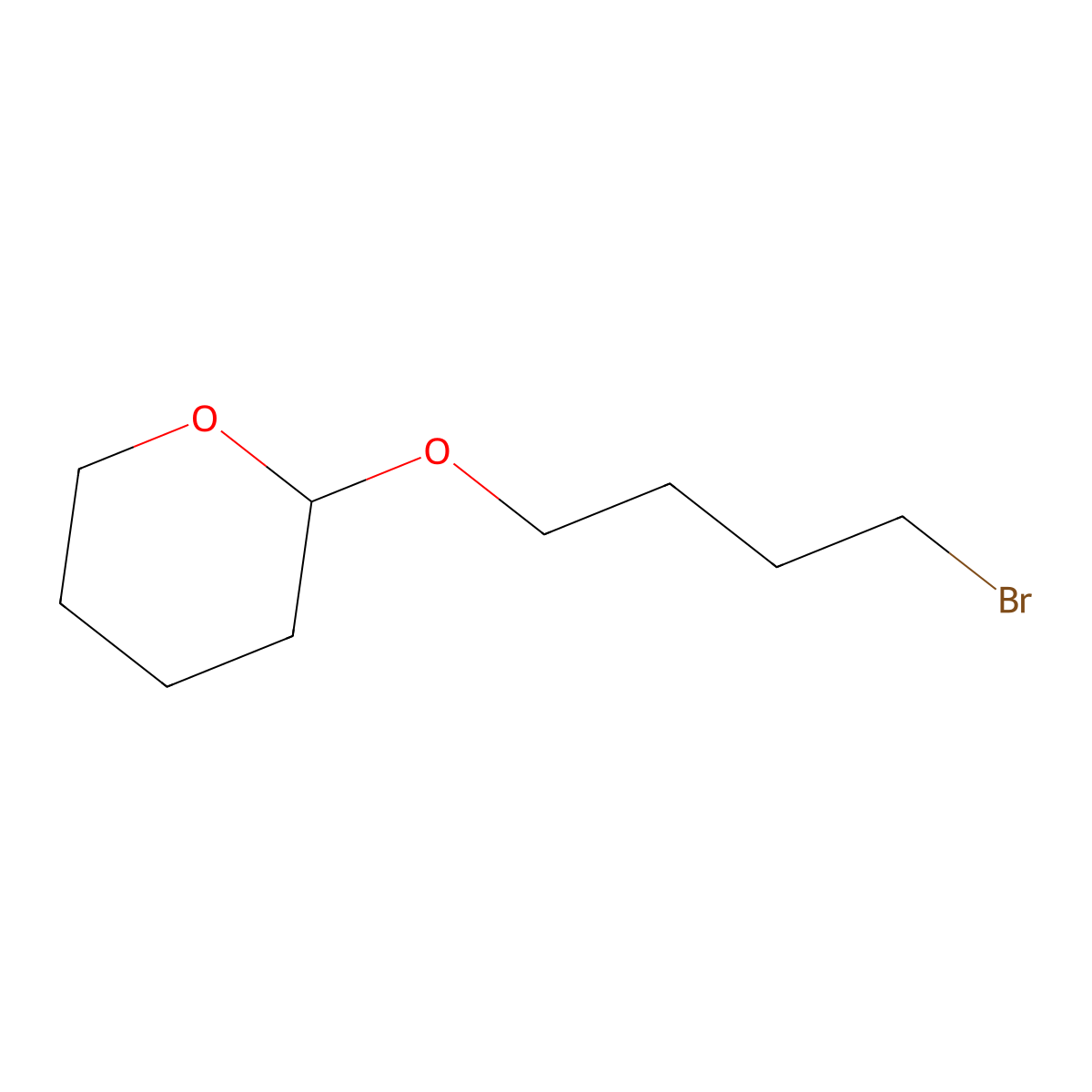 2-(4-Bromobutoxy)tetrahydro-2H-pyran molecular structure, CAS 31608-22-7