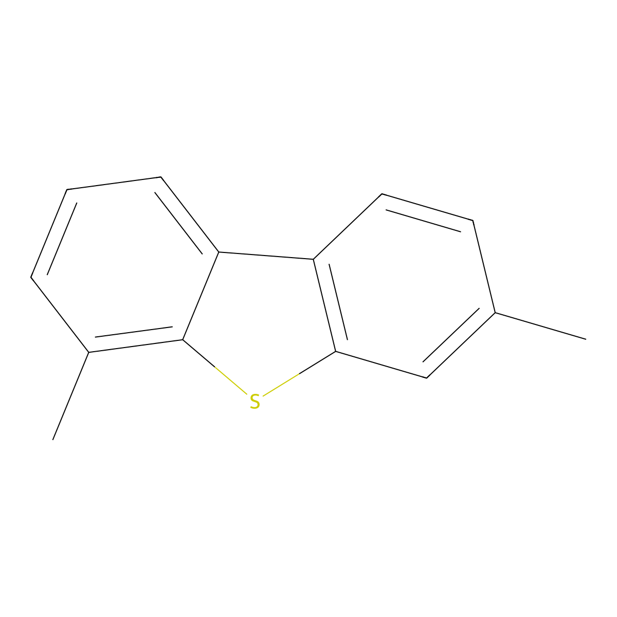 3,6-Dimethyldibenzothiophene molecular structure, CAS 31613-04-4