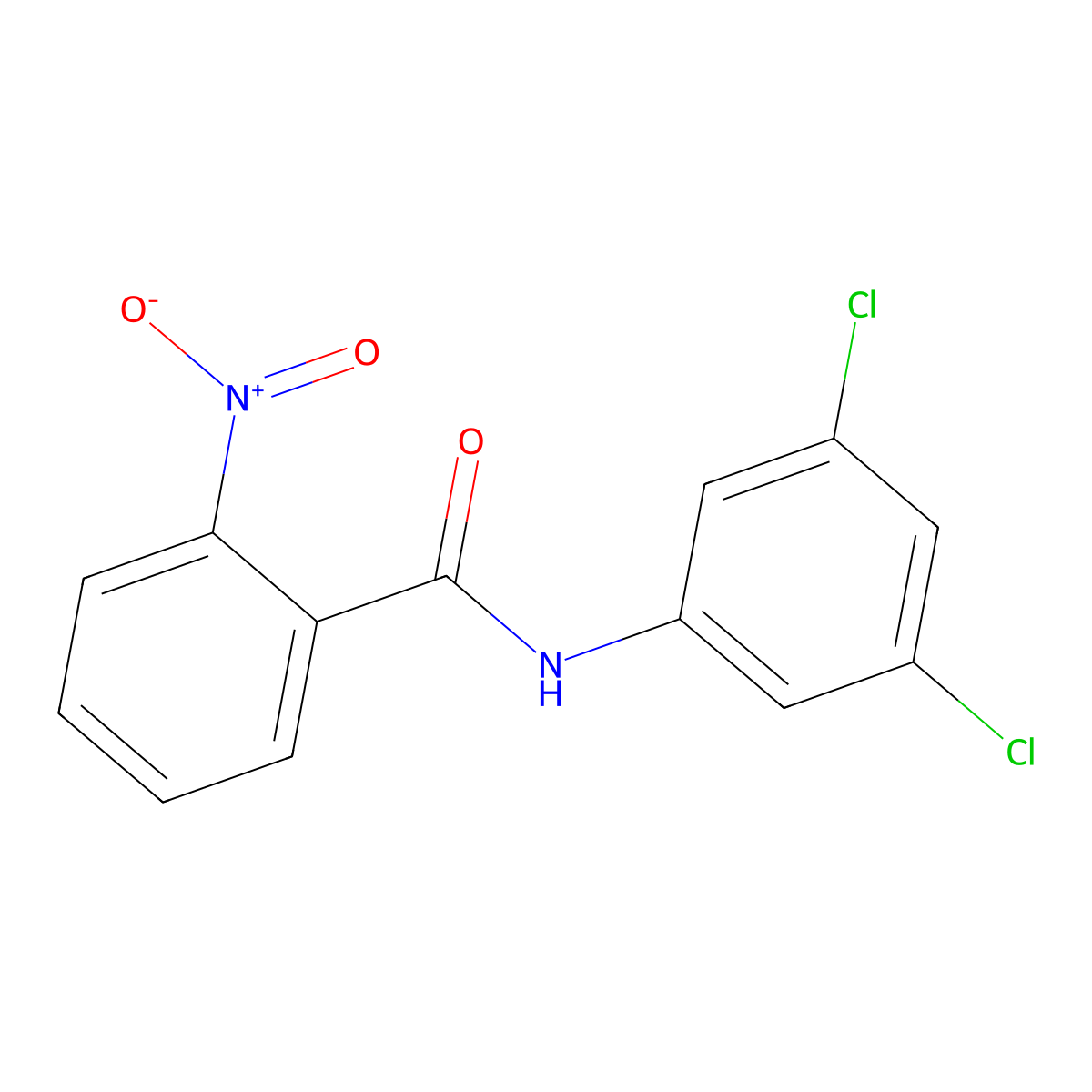 N-(3,5-dichlorophenyl)-2-nitrobenzamide molecular structure, CAS 316142-28-6