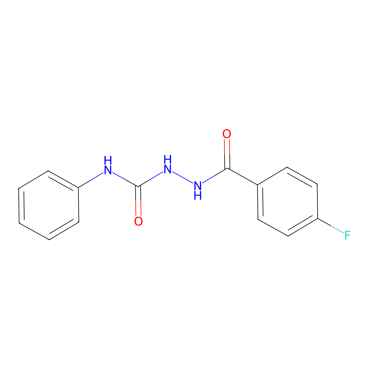 2-(4-fluorobenzoyl)-N-phenylhydrazinecarboxamide molecular structure, CAS 316142-51-5