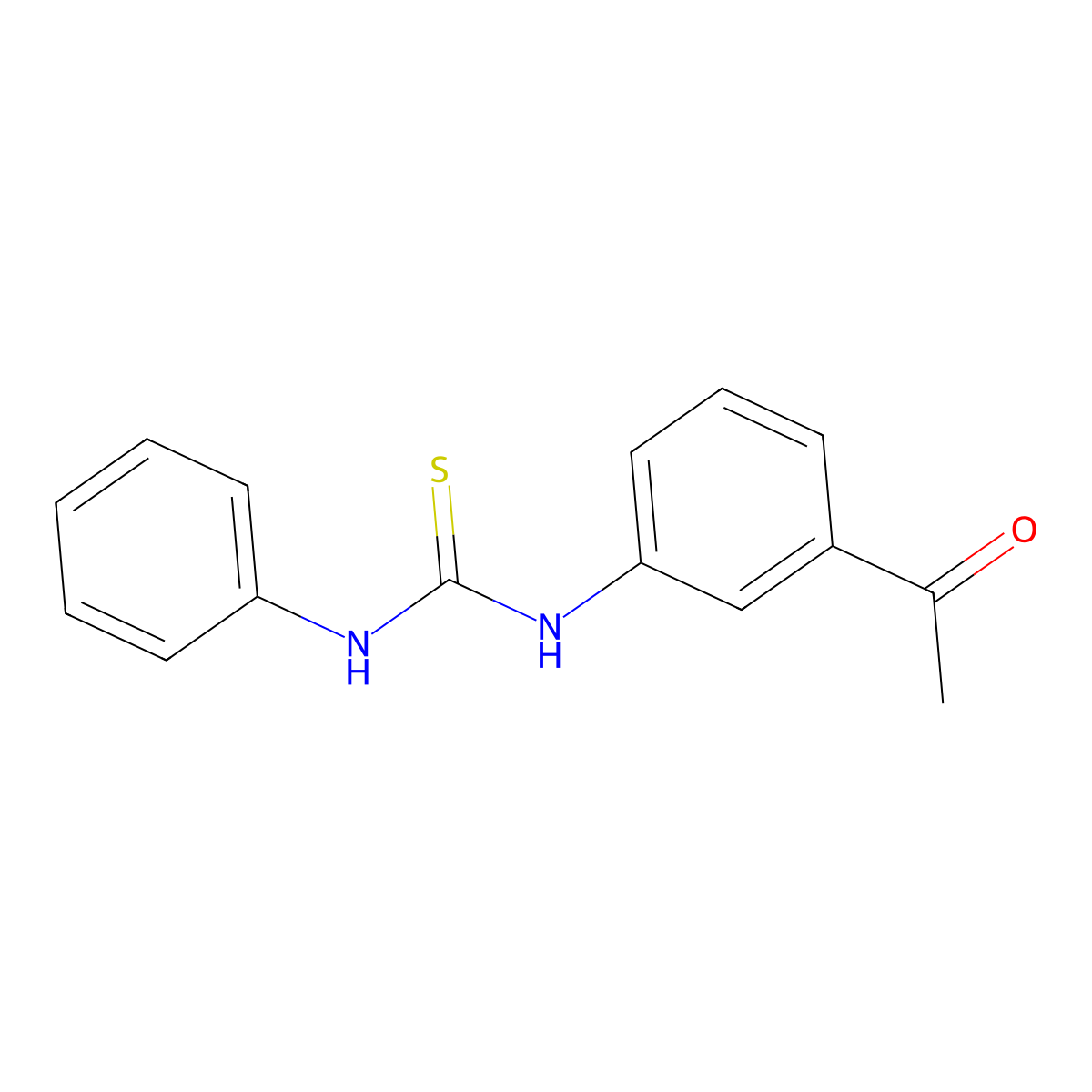 1-(3-Acetylphenyl)-3-phenylthiourea molecular structure, CAS 316142-71-9