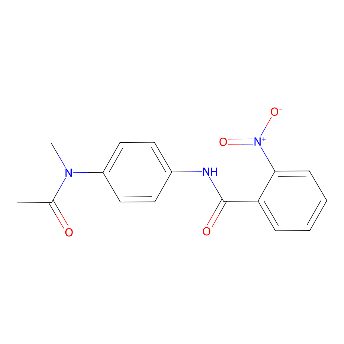 N-{4-[acetyl(methyl)amino]phenyl}-2-nitrobenzamide molecular structure, CAS 316142-75-3