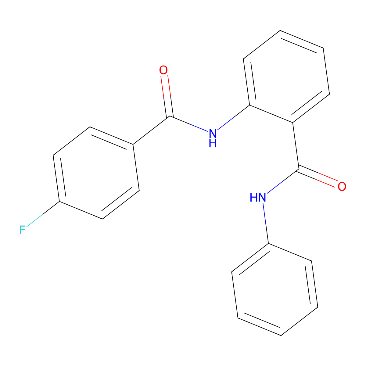 2-[(4-fluorobenzoyl)amino]-N-phenylbenzamide molecular structure, CAS 316142-97-9