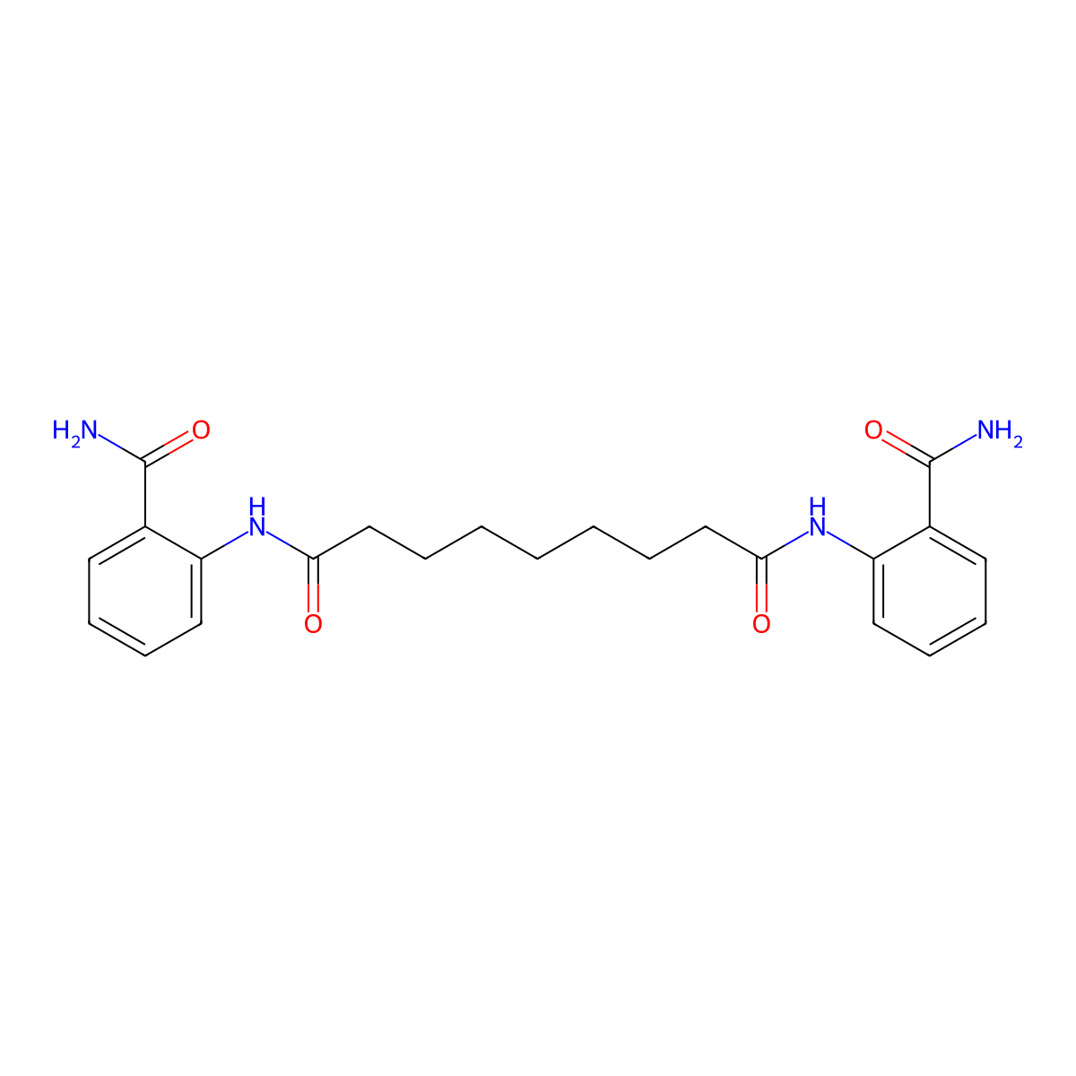 N~1~,N~9~-bis[2-(aminocarbonyl)phenyl]nonanediamide molecular structure, CAS 316144-98-6