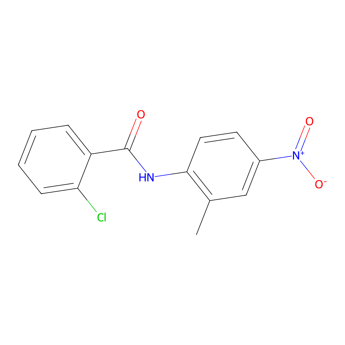 2-chloro-N-(2-methyl-4-nitrophenyl)benzamide molecular structure, CAS 316145-46-7