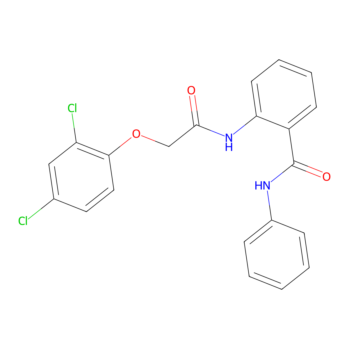 2-{[(2,4-dichlorophenoxy)acetyl]amino}-N-phenylbenzamide molecular structure, CAS 316153-97-6