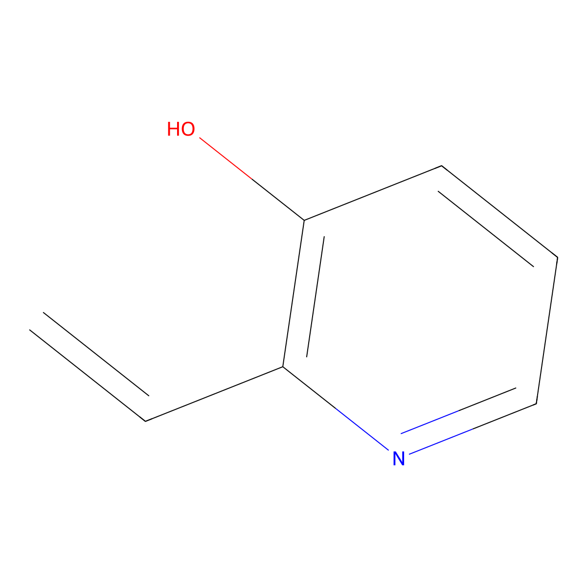 3-Pyridinol, 2-ethenyl- molecular structure, CAS 316155-84-7