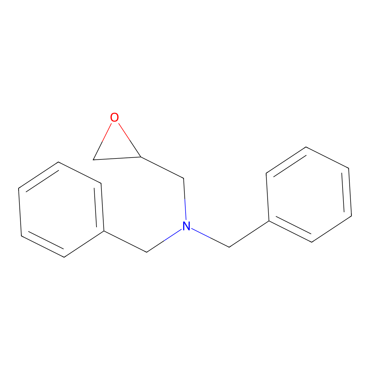 (R)-N,N-Dibenzyl-1-(oxiran-2-YL)methanamine molecular structure, CAS 316157-42-3