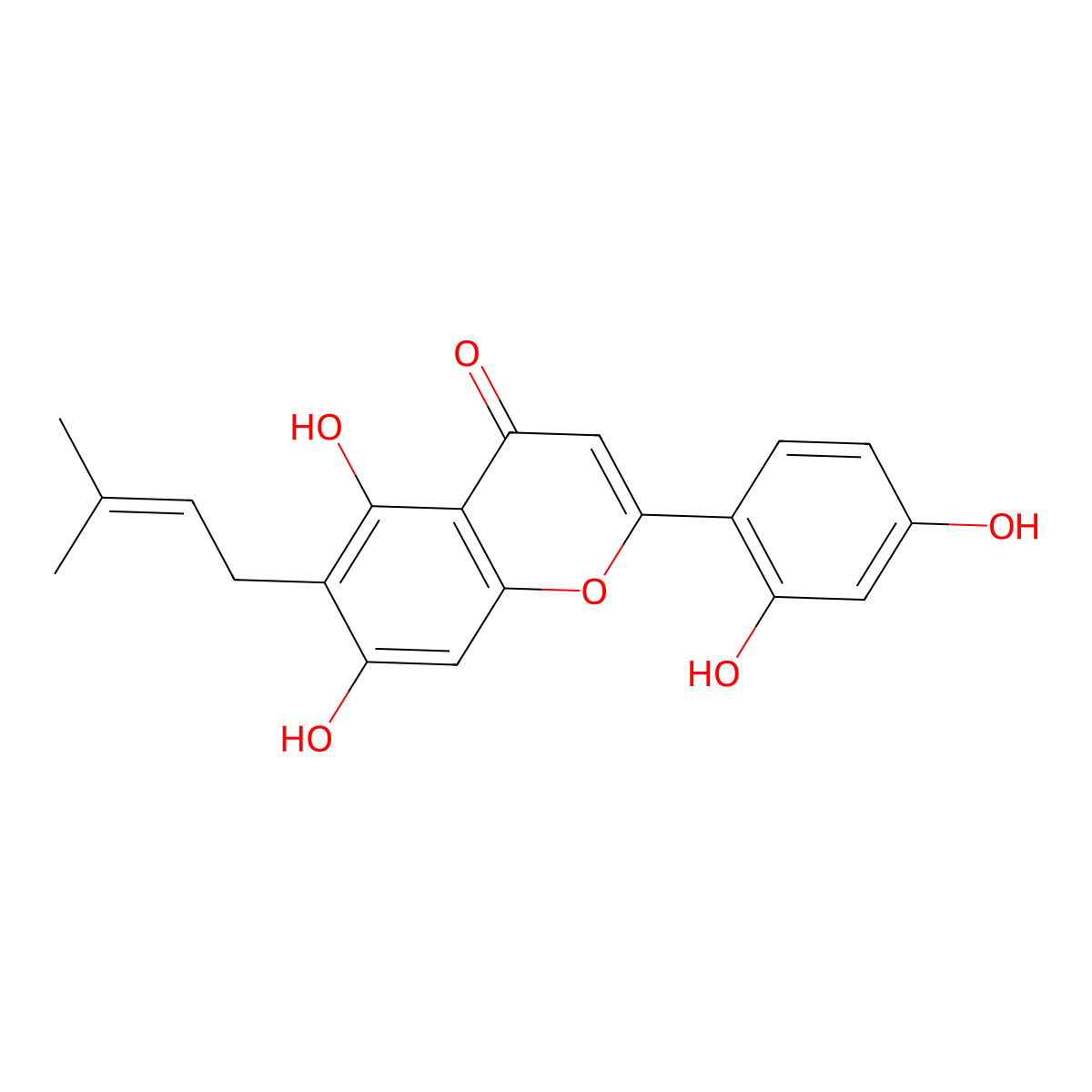 Artocarpesin molecular structure, CAS 3162-09-2