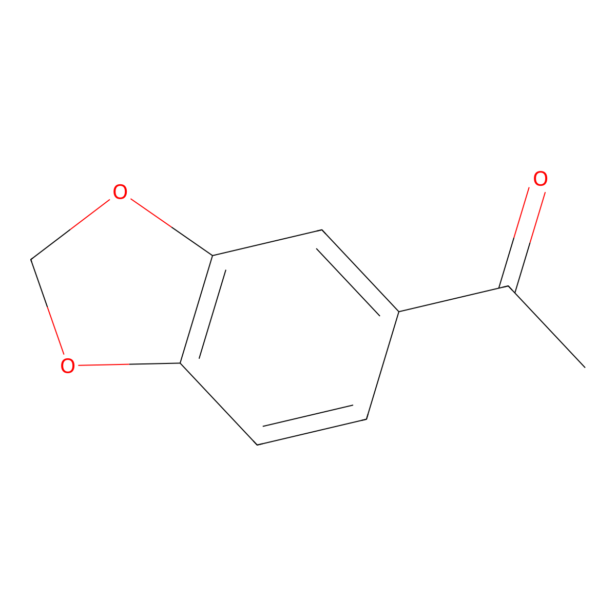 Acetopiperone molecular structure, CAS 3162-29-6