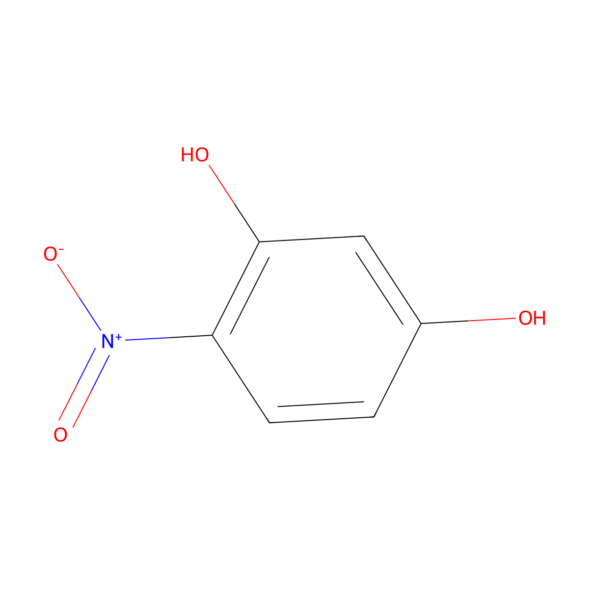 4-Nitroresorcinol molecular structure, CAS 3163-07-3