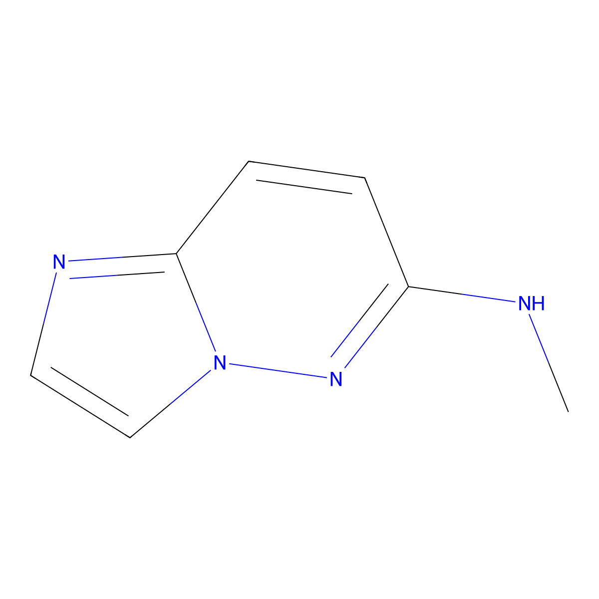 N-methylimidazo[1,2-b]pyridazin-6-amine molecular structure, CAS 316352-02-0
