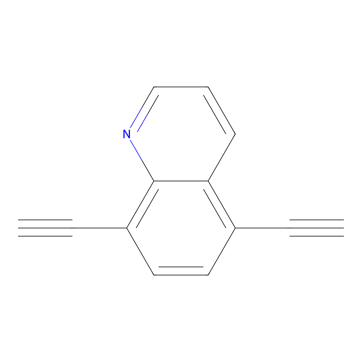 5,8-Diethynylquinoline molecular structure, CAS 316384-81-3