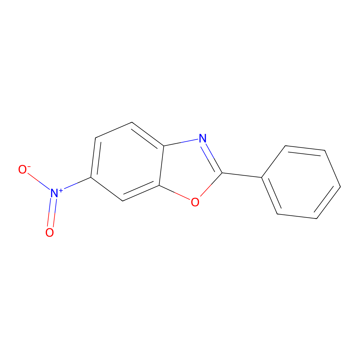 6-Nitro-2-phenyl-1,3-benzoxazole molecular structure, CAS 3164-28-1