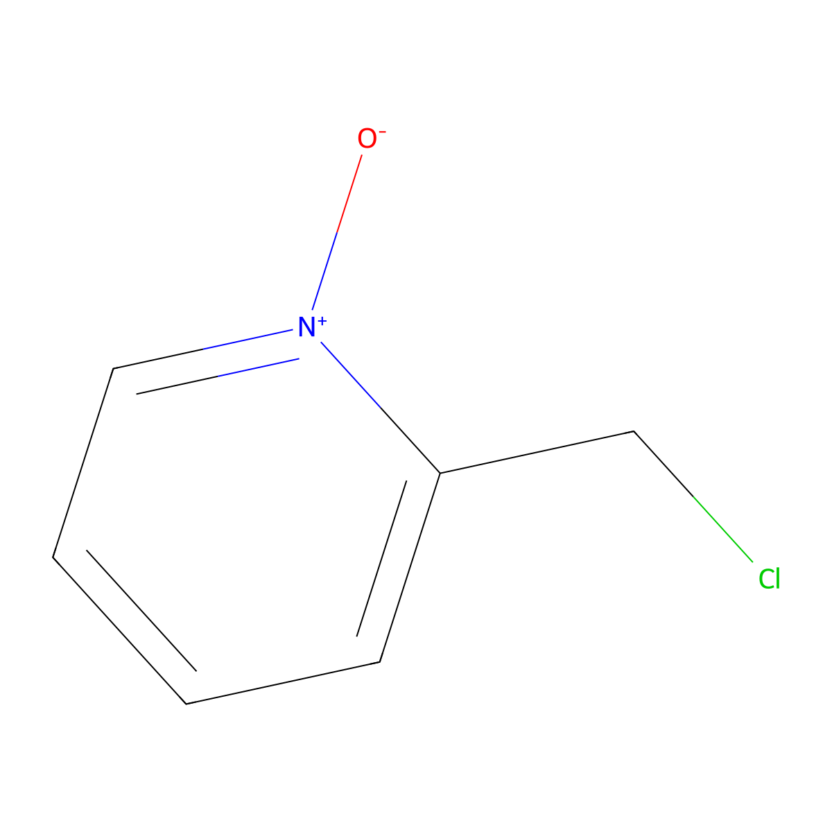 2-(Chloromethyl)pyridine 1-oxide molecular structure, CAS 31640-94-5
