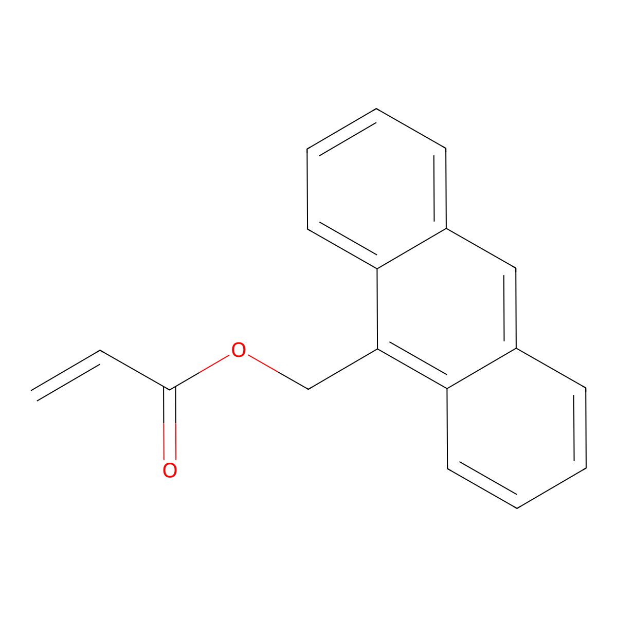 9-Anthracenylmethyl acrylate molecular structure, CAS 31645-34-8