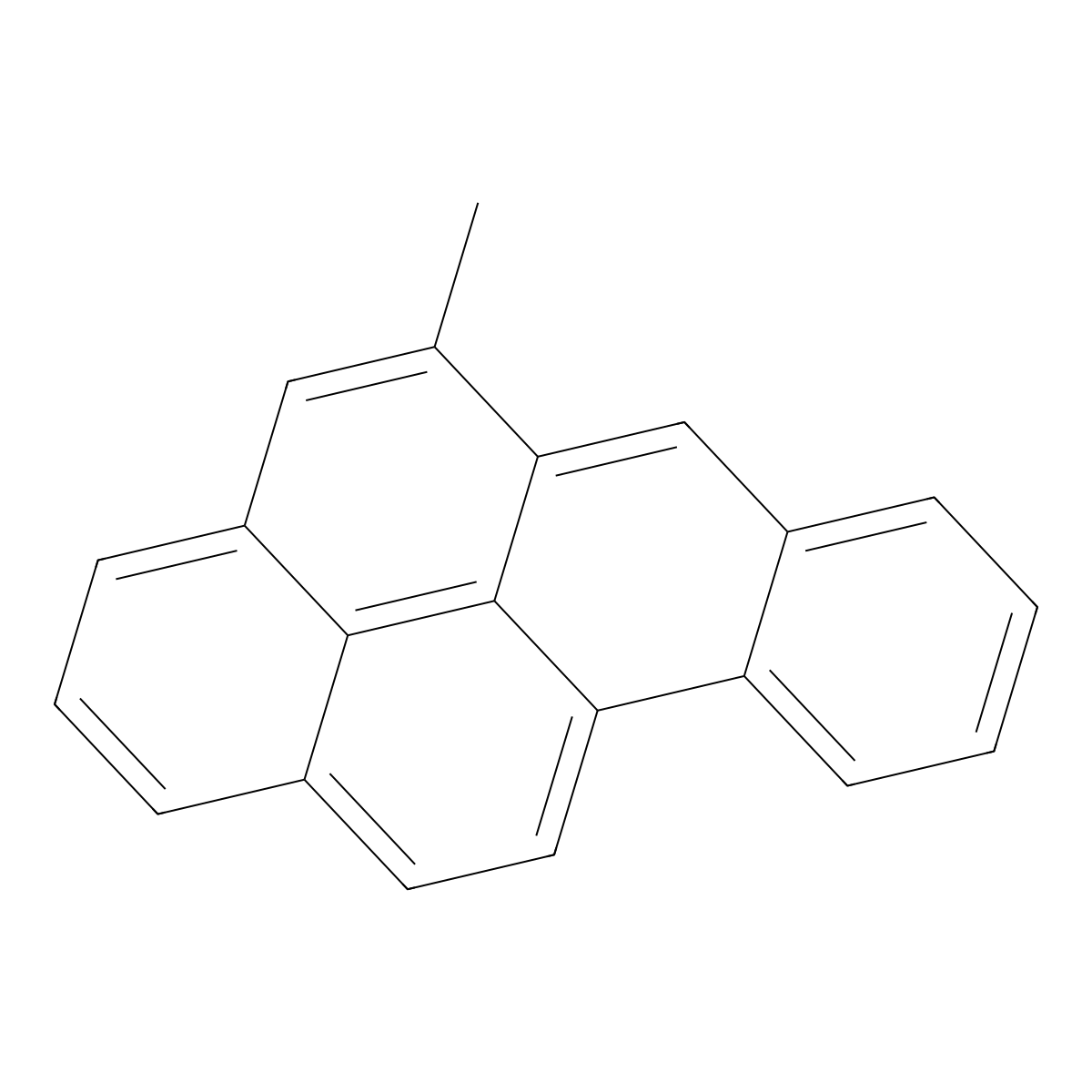 5-Methylbenzo(a)pyrene molecular structure, CAS 31647-36-6