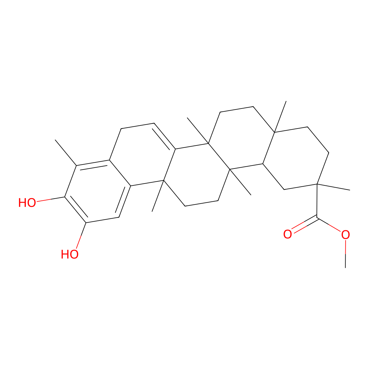 Pristimerol molecular structure, CAS 31654-72-5