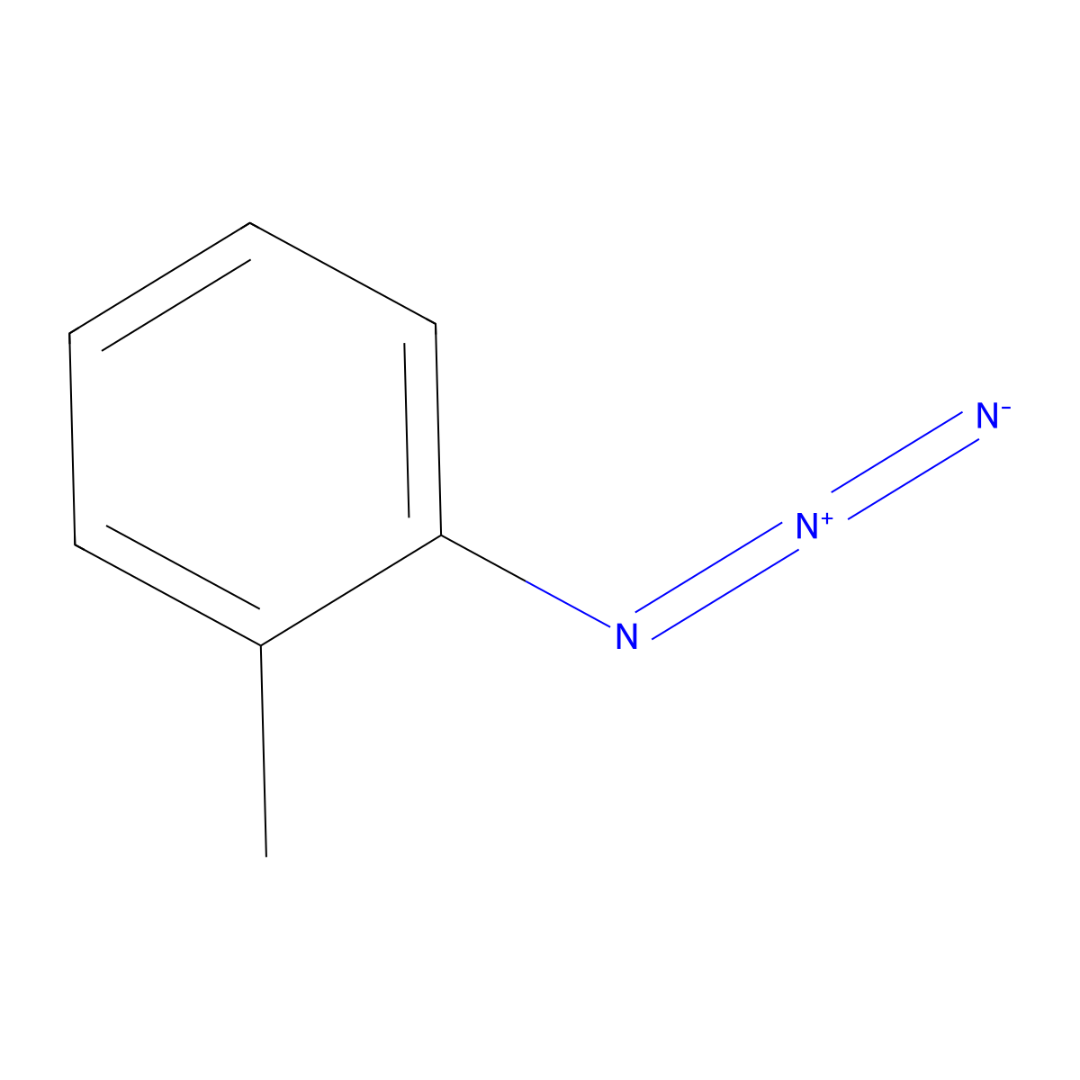 1-Azido-2-methylbenzene molecular structure, CAS 31656-92-5