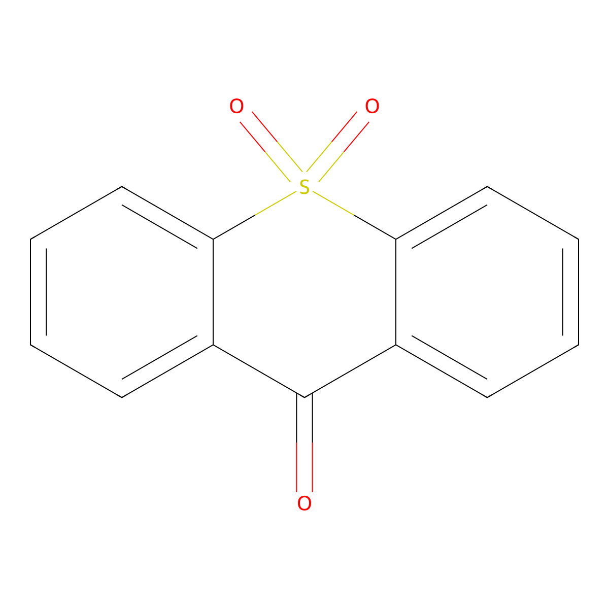 Thioxanthen-9-one 10,10-dioxide molecular structure, CAS 3166-15-2