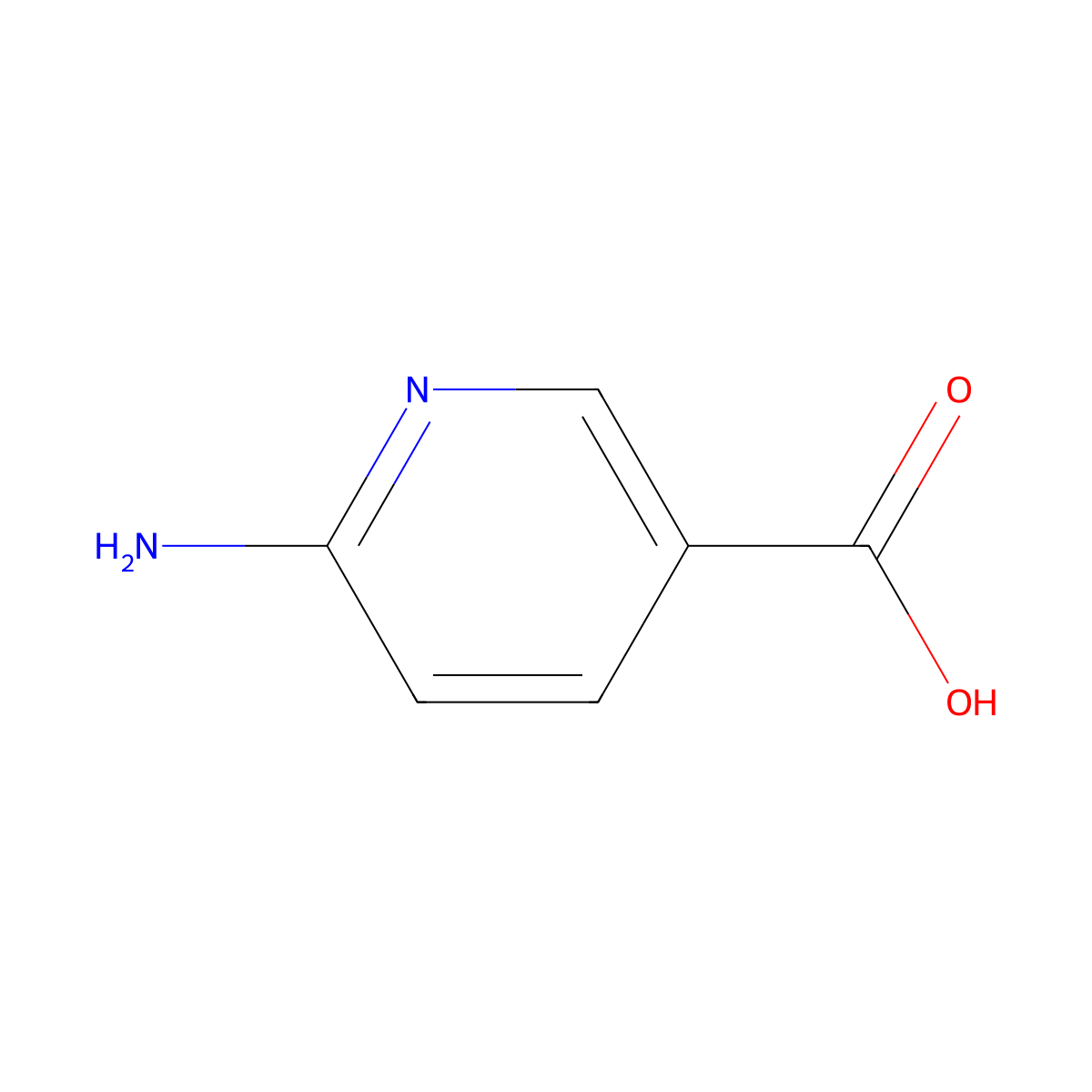 6-Aminonicotinic acid molecular structure, CAS 3167-49-5