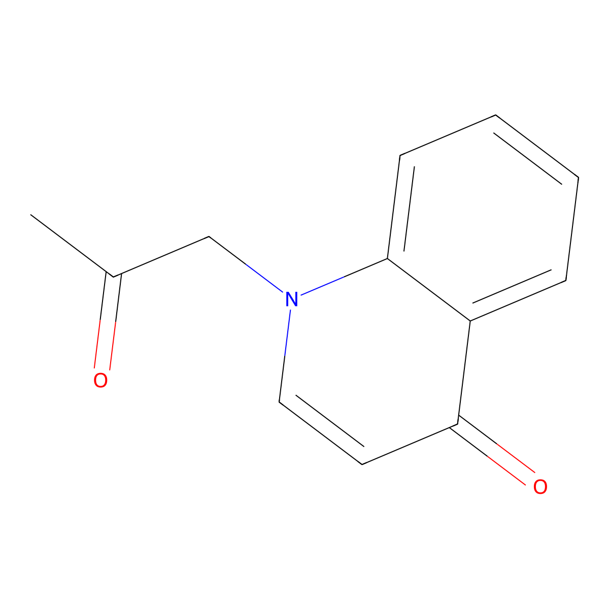 1-(2-oxopropyl)quinolin-4(1H)-one molecular structure, CAS 31678-21-4