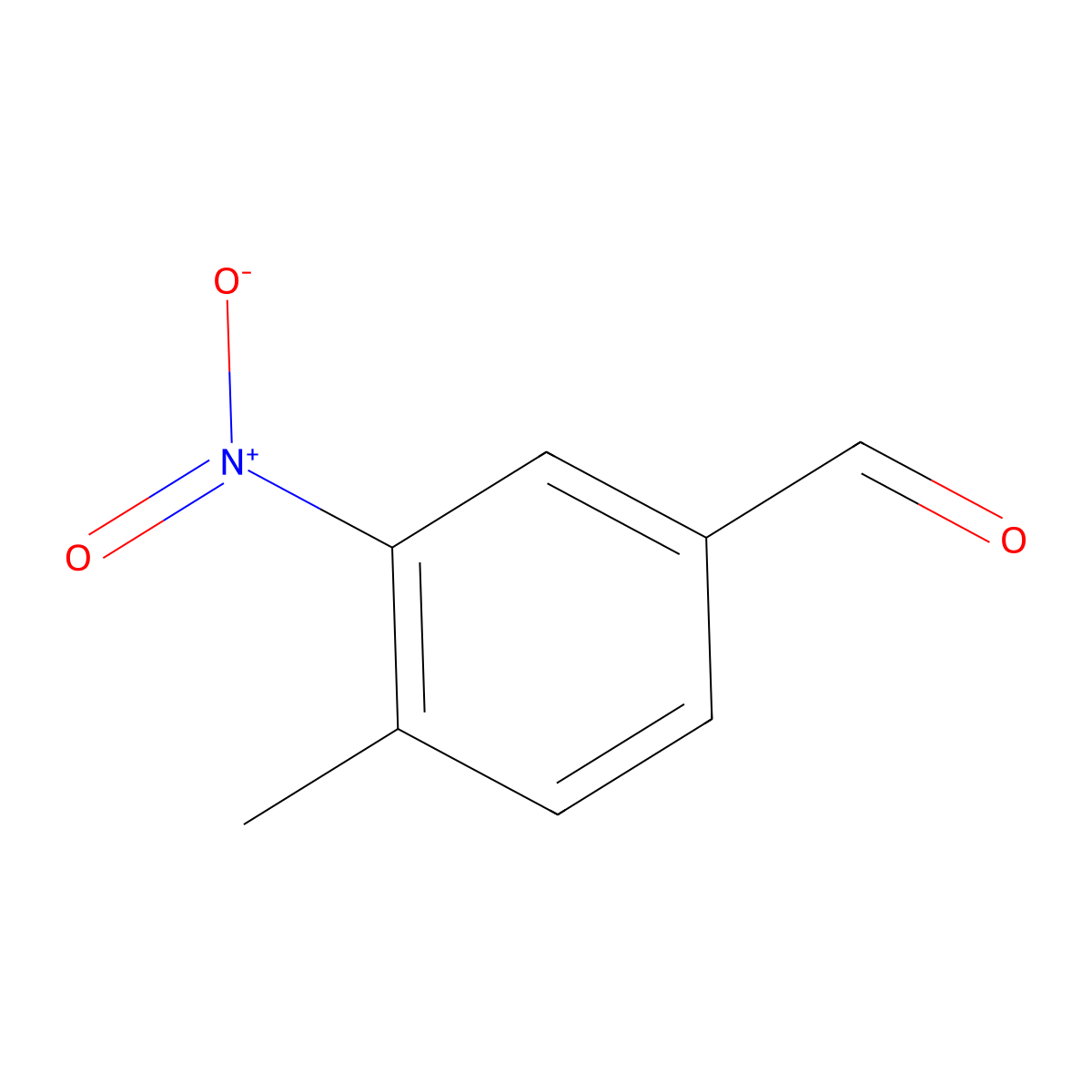 3-Nitro-p-tolualdehyde molecular structure, CAS 31680-07-6