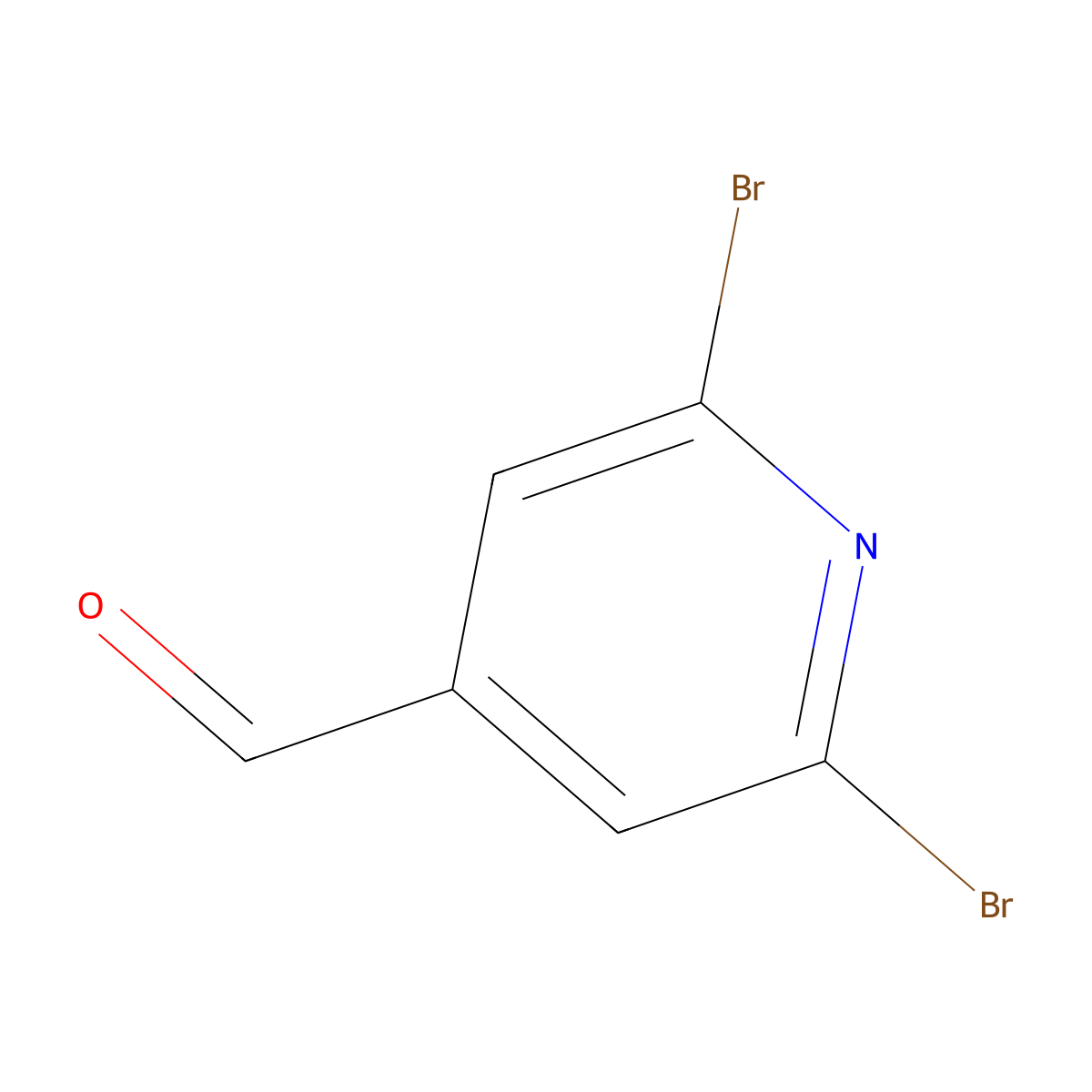 2,6-Dibromoisonicotinaldehyde molecular structure, CAS 316800-46-1