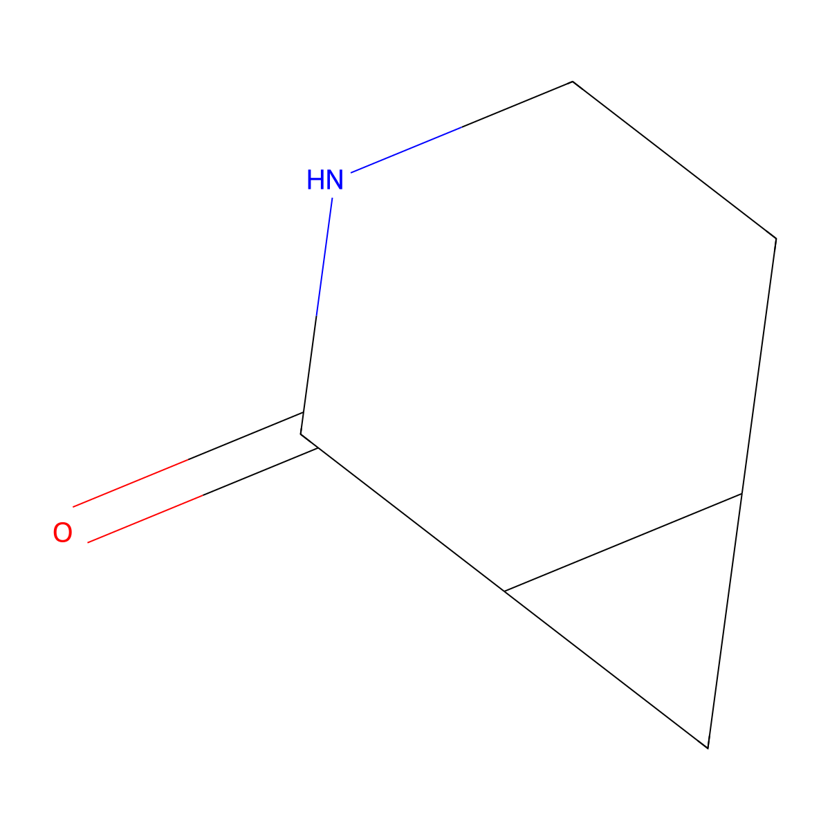 3-Azabicyclo[4.1.0]heptan-2-one molecular structure, CAS 31681-11-5