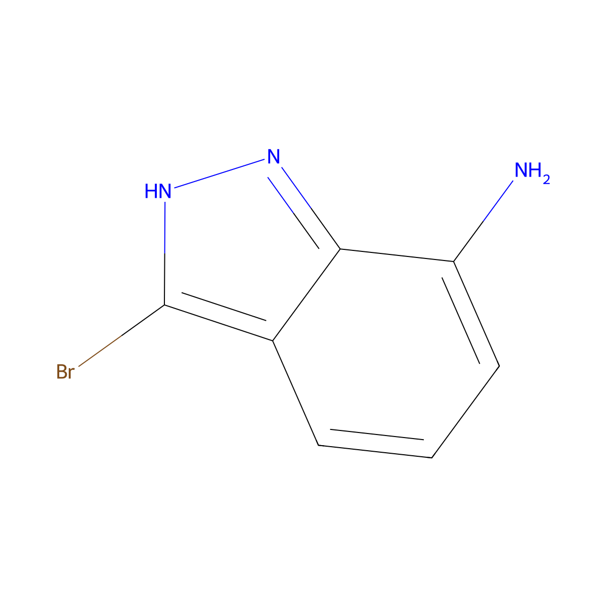 3-bromo-1H-indazol-7-amine molecular structure, CAS 316810-90-9