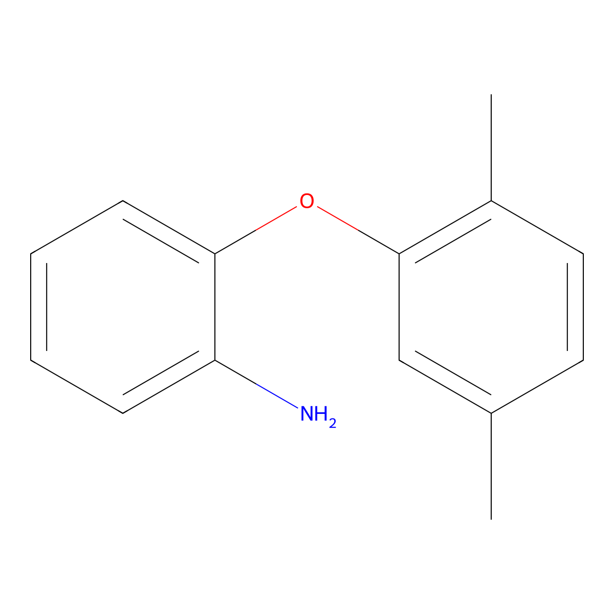 2-(2,5-Dimethylphenoxy)aniline molecular structure, CAS 3169-80-0