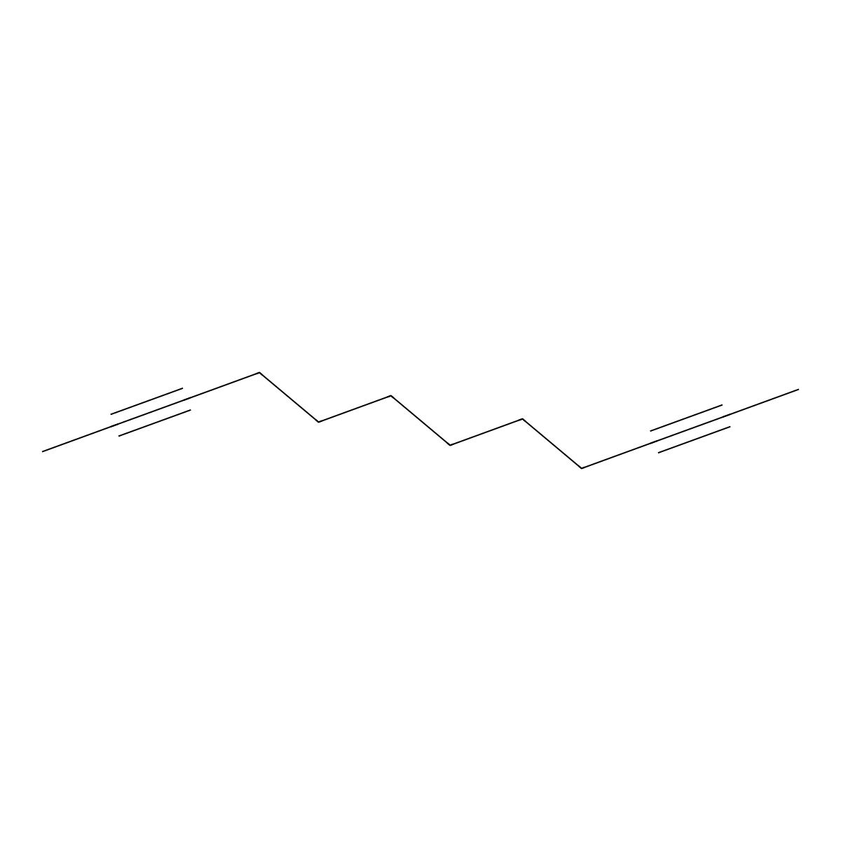 2,10-Dodecadiyne molecular structure, CAS 31699-38-4