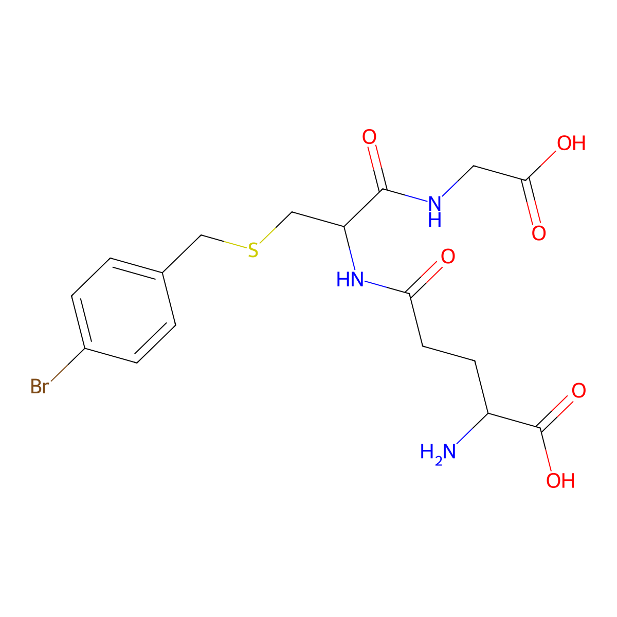 S-(4-Bromobenzyl)glutathione molecular structure, CAS 31702-37-1