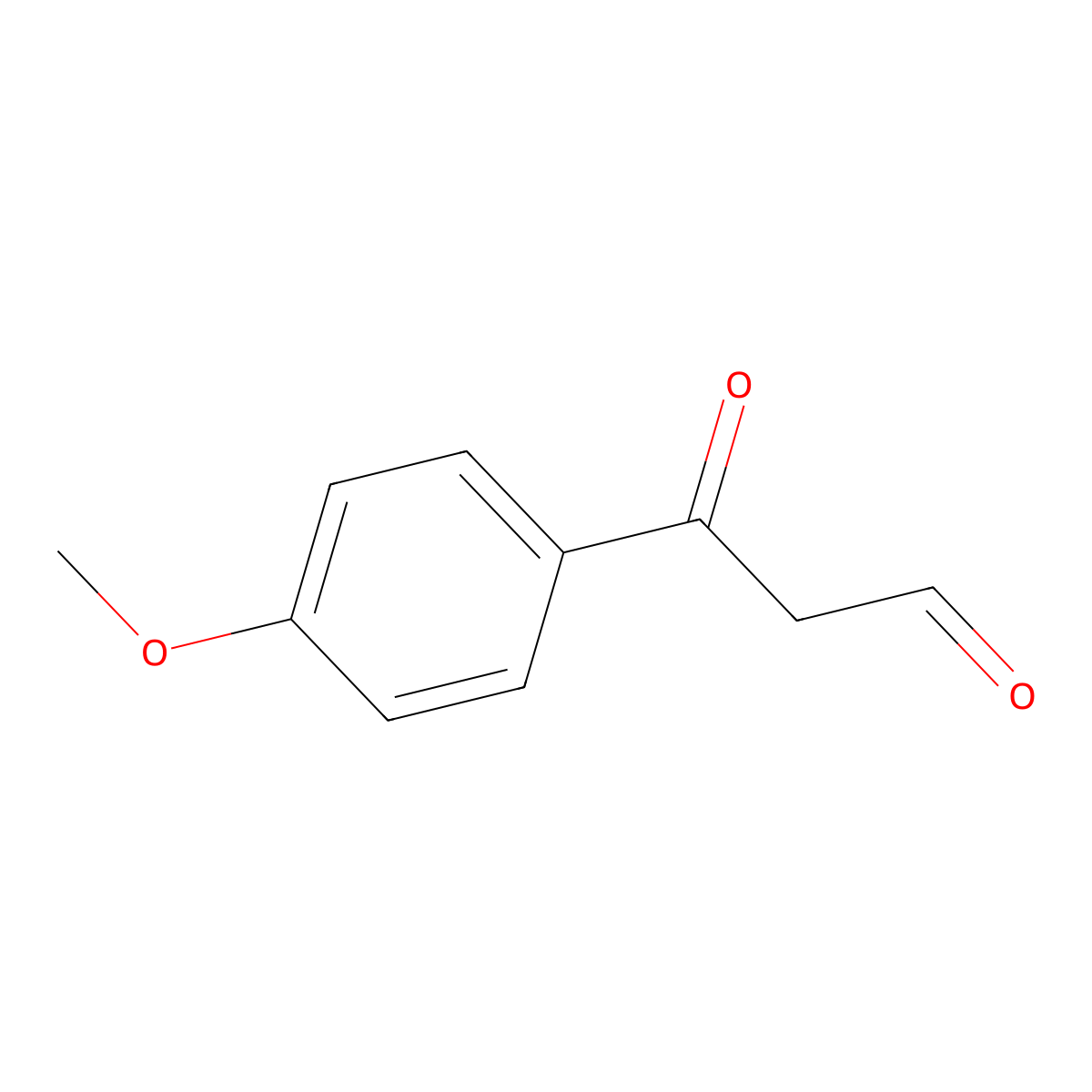 3-(4-Methoxyphenyl)-3-oxopropanal molecular structure, CAS 31706-15-7