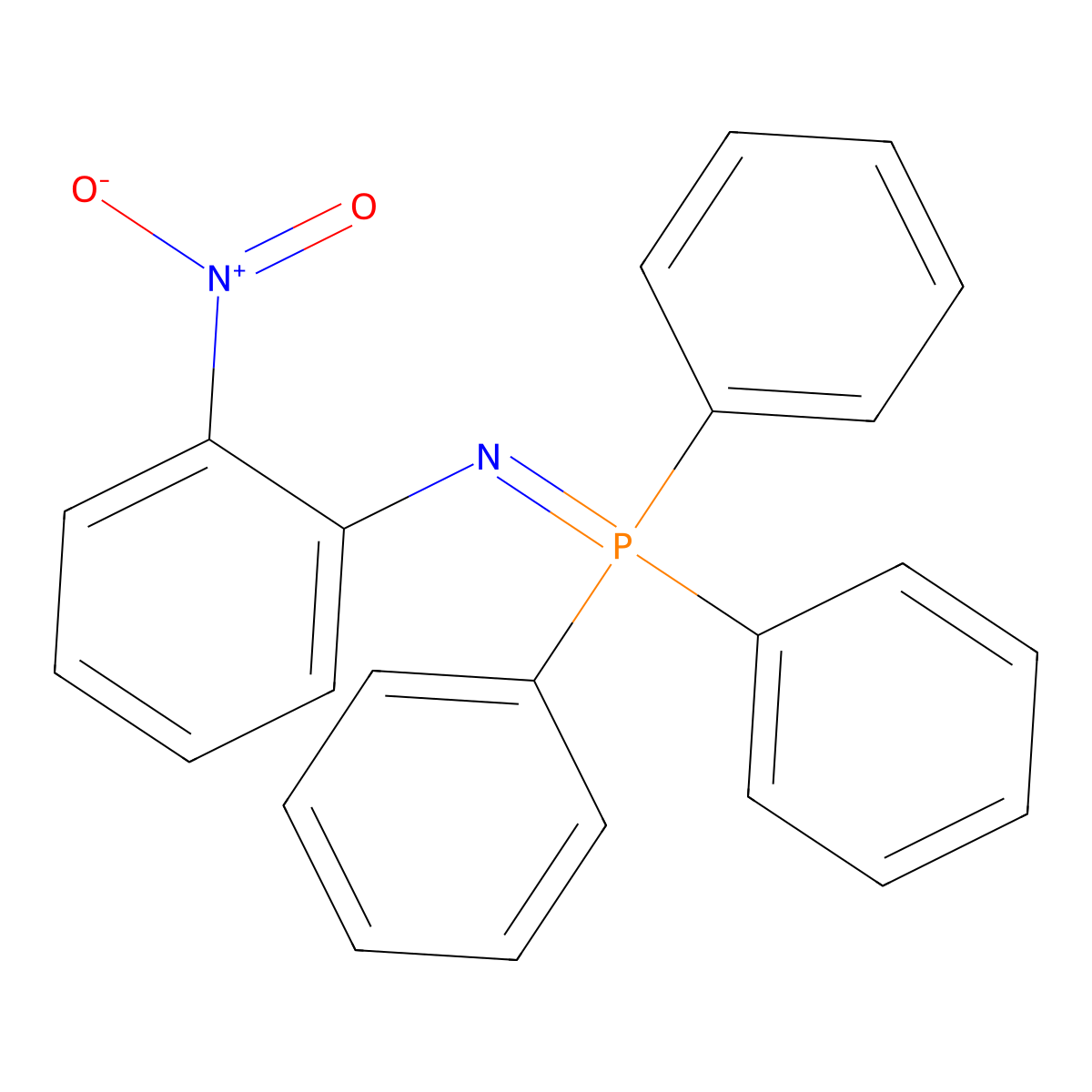 [(2-Nitrophenyl)imino](triphenyl)phosphorane molecular structure, CAS 31706-27-1