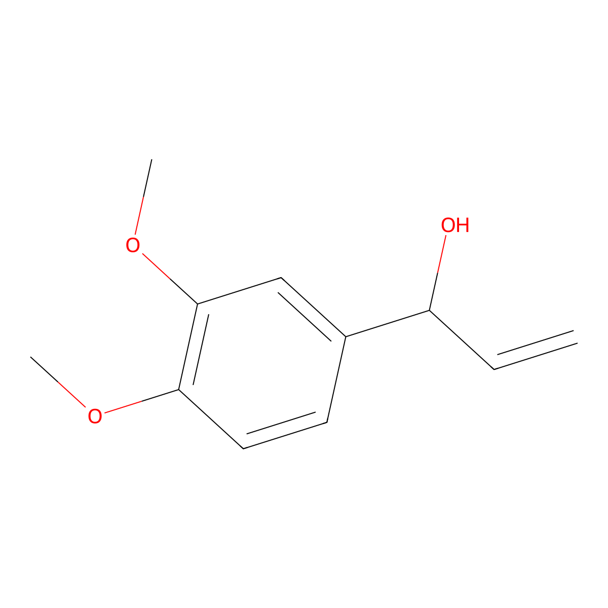 1'-Hydroxymethyleugenol molecular structure, CAS 31706-95-3