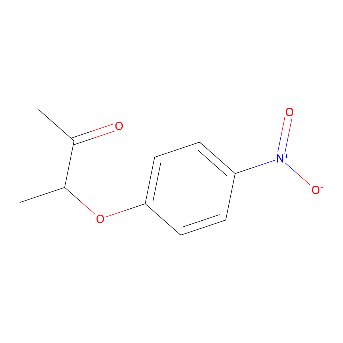3-(4-Nitrophenoxy)butan-2-one molecular structure, CAS 31707-98-9