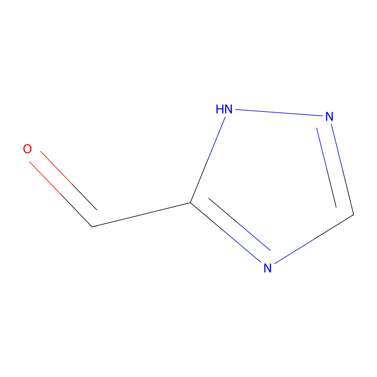 4H-1,2,4-triazole-3-carbaldehyde molecular structure, CAS 31708-25-5