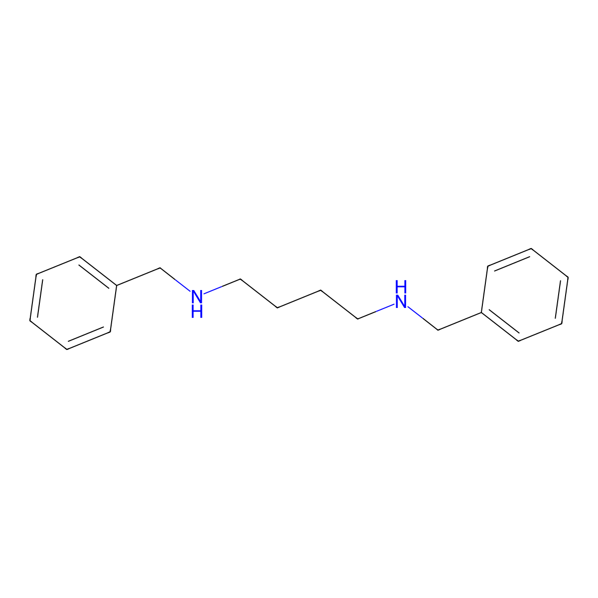 N,N'-dibenzylbutane-1,4-diamine molecular structure, CAS 31719-05-8