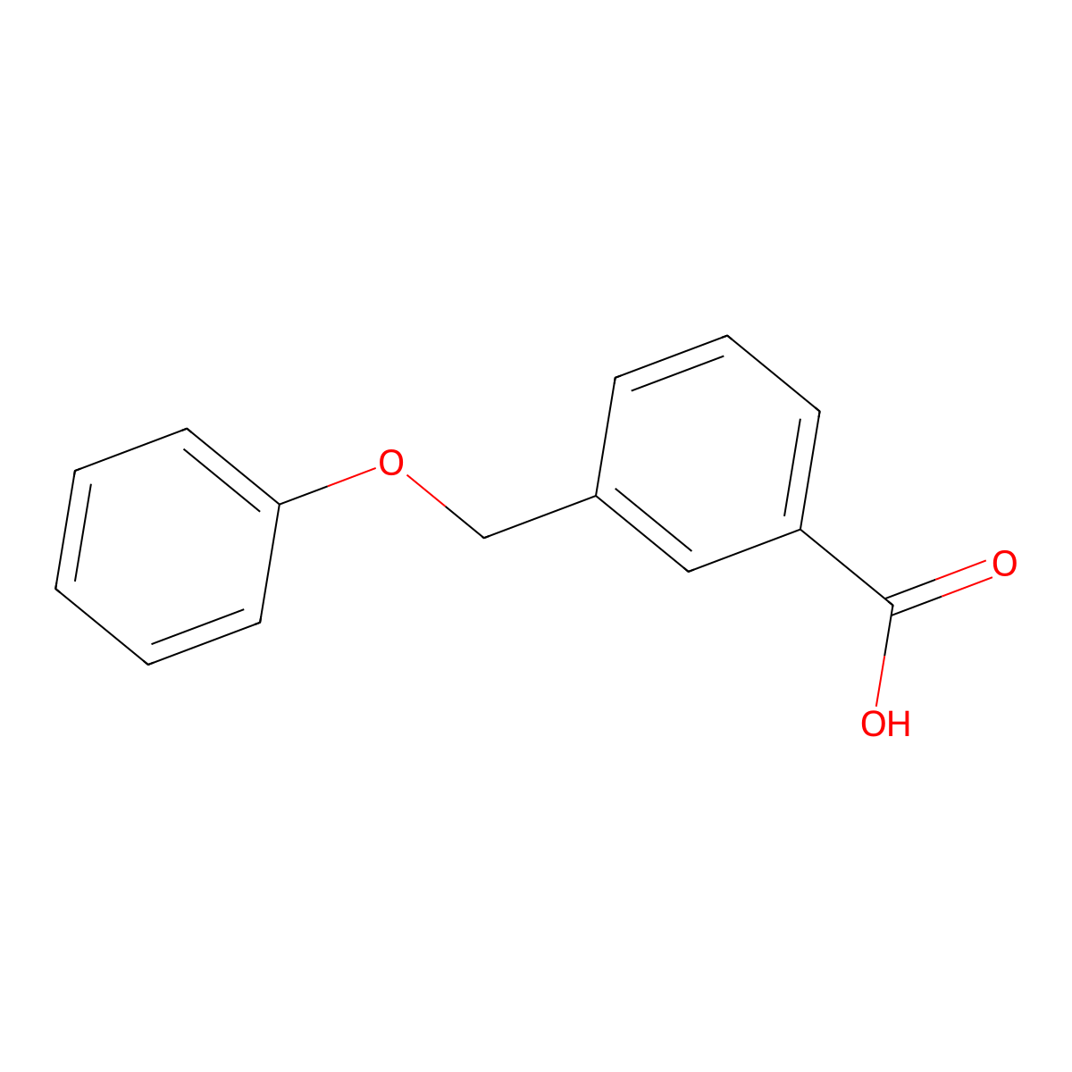 3-(phenoxymethyl)benzoic Acid molecular structure, CAS 31719-75-2