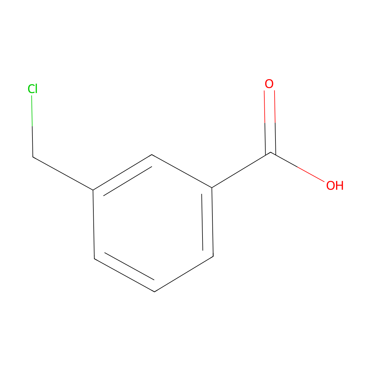 3-(Chloromethyl)benzoic acid molecular structure, CAS 31719-77-4