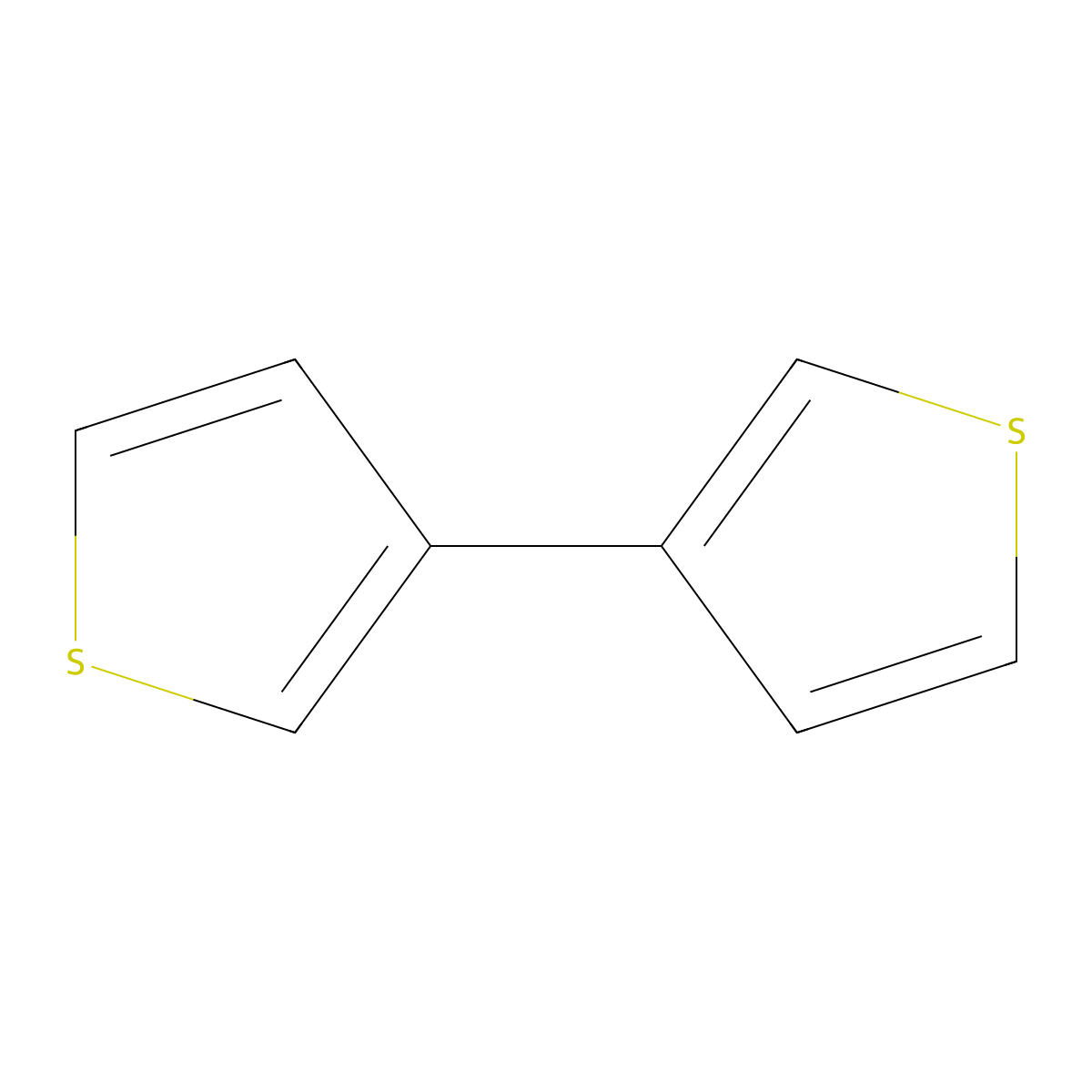 3,3'-Bithiophene molecular structure, CAS 3172-56-3