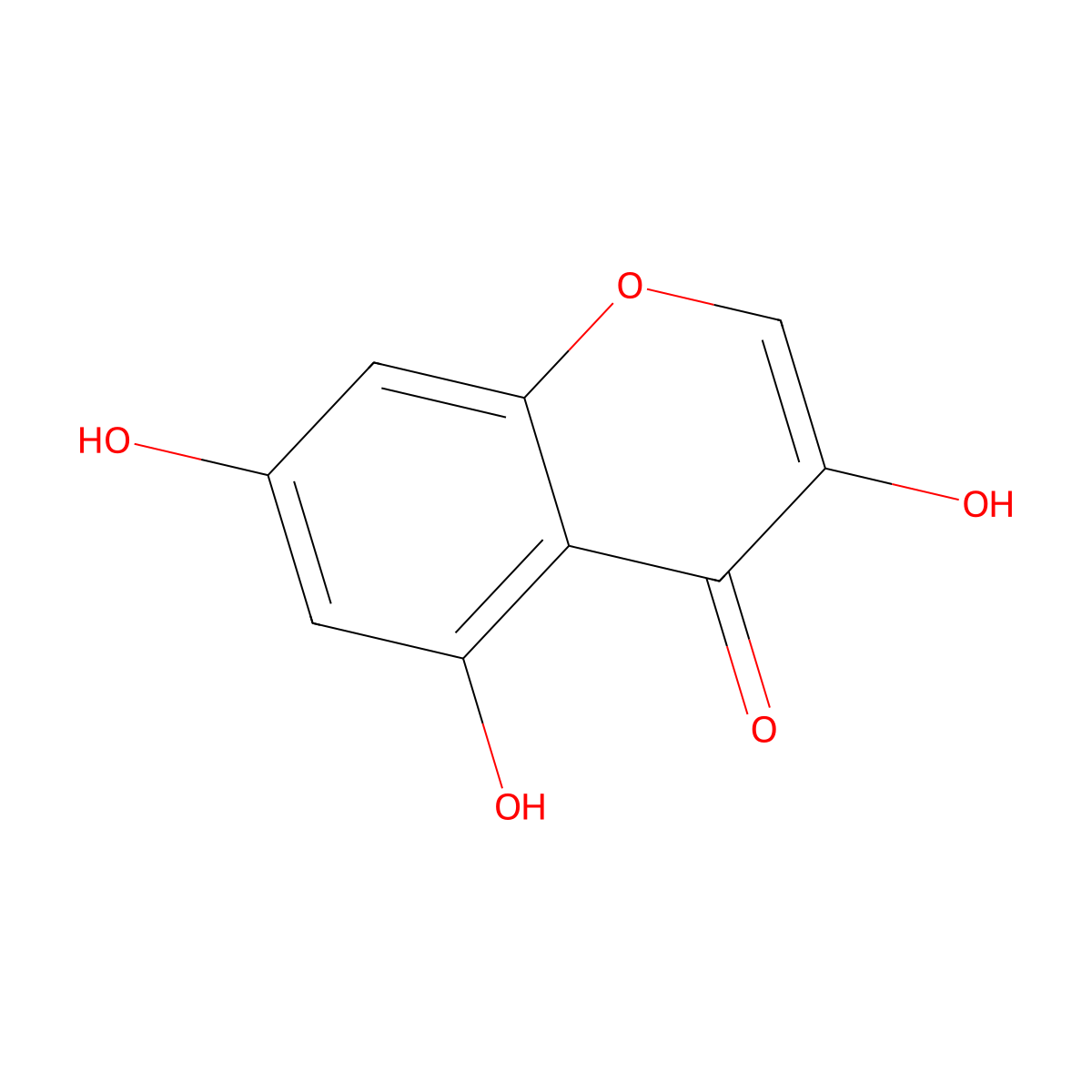3,5,7-Trihydroxychromone molecular structure, CAS 31721-95-6