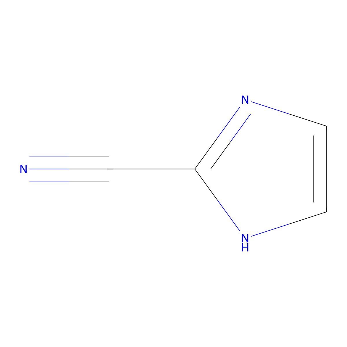 1H-imidazole-2-carbonitrile molecular structure, CAS 31722-49-3
