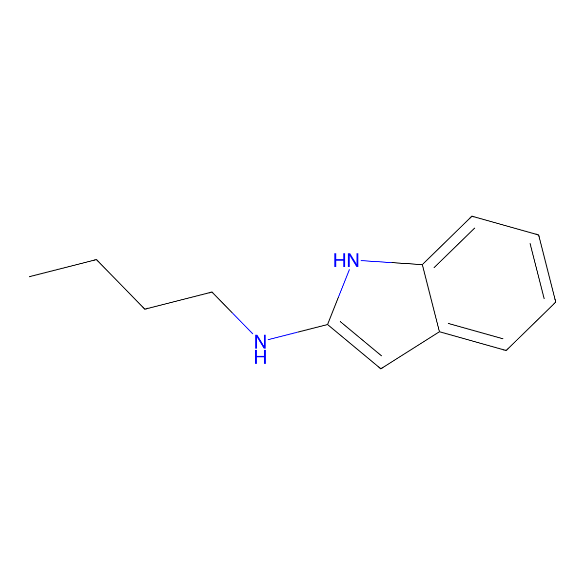 N-Butyl-1H-indol-2-amine molecular structure, CAS 31722-55-1