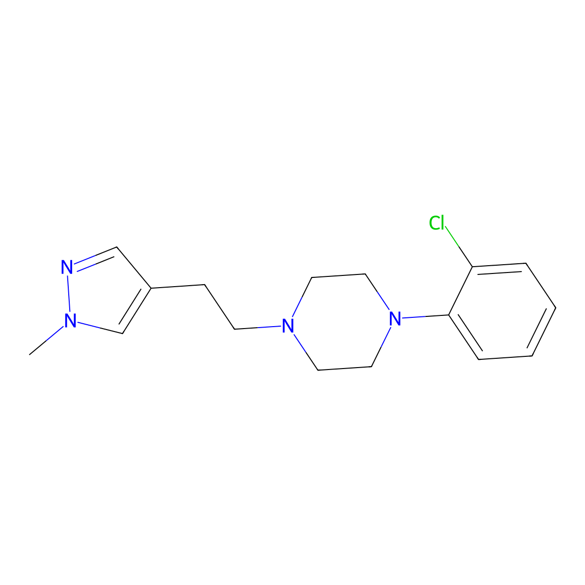 Enpiprazole molecular structure, CAS 31729-24-5