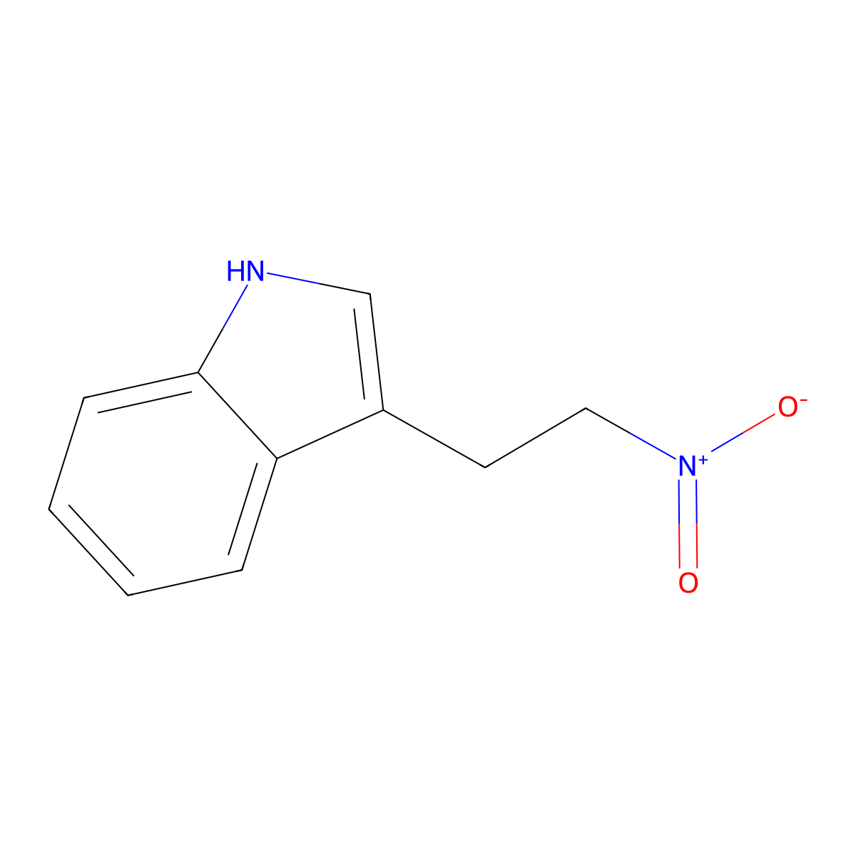 3-(2-Nitroethyl)-1h-indole molecular structure, CAS 31731-23-4