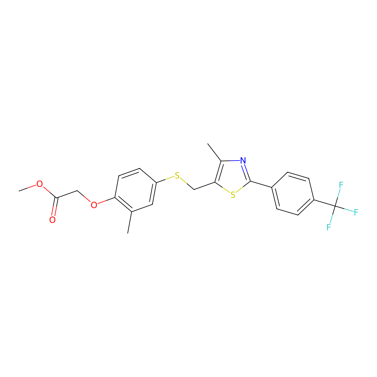 GW 501516 Methyl Ester molecular structure, CAS 317318-69-7