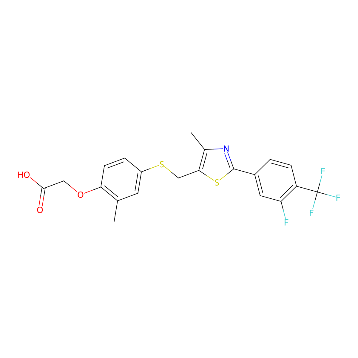 GW-0742 molecular structure, CAS 317318-84-6
